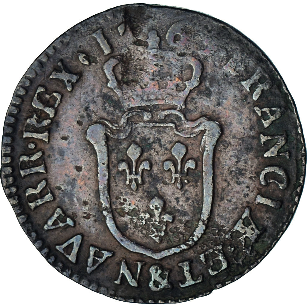 Munten, Frankrijk, Louis XV, 1/2 Sol d'Aix, 1769, Aix, FR, Koper, Gadoury:274