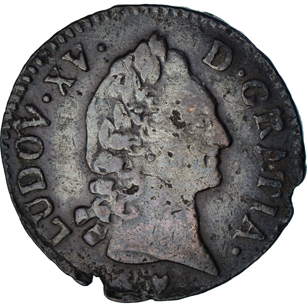 Munten, Frankrijk, Louis XV, 1/2 Sol d'Aix, 1771, Aix, FR+, Koper, Gadoury:274