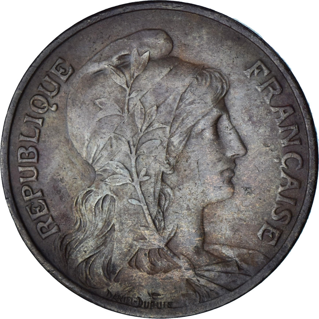 Moneta, Francia, Dupuis, 10 Centimes, 1911, Paris, BB, Bronzo, KM:843
