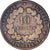 Moeda, França, Cérès, 10 Centimes, 1876, Bordeaux, F(12-15), Bronze