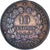 Moeda, França, Cérès, 10 Centimes, 1896, Paris, VF(20-25), Bronze, KM:815.1