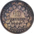 Moneta, Francia, Cérès, 10 Centimes, 1898, Paris, MB, Bronzo, KM:815.1