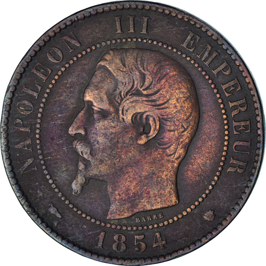 Coin, France, Napoleon III, Napoléon III, 10 Centimes, 1854, Marseille