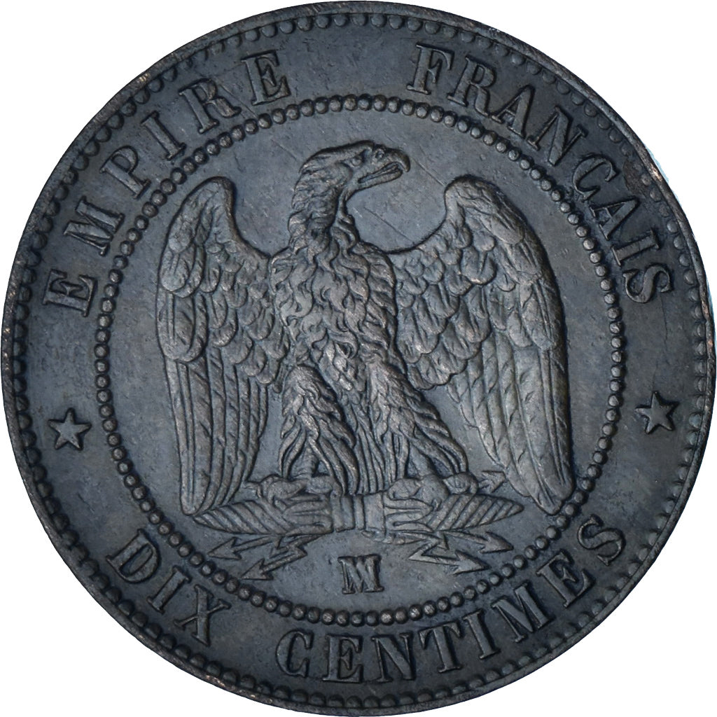 Coin, France, Napoleon III, Napoléon III, 10 Centimes, 1854, Marseille