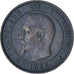 Coin, France, Napoleon III, Napoléon III, 10 Centimes, 1856, Marseille