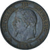 Coin, France, Napoleon III, Napoléon III, 10 Centimes, 1861, Strasbourg