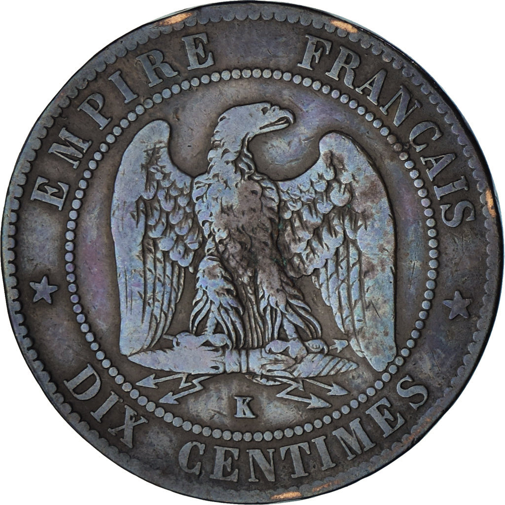 Coin, France, Napoleon III, Napoléon III, 10 Centimes, 1864, Bordeaux