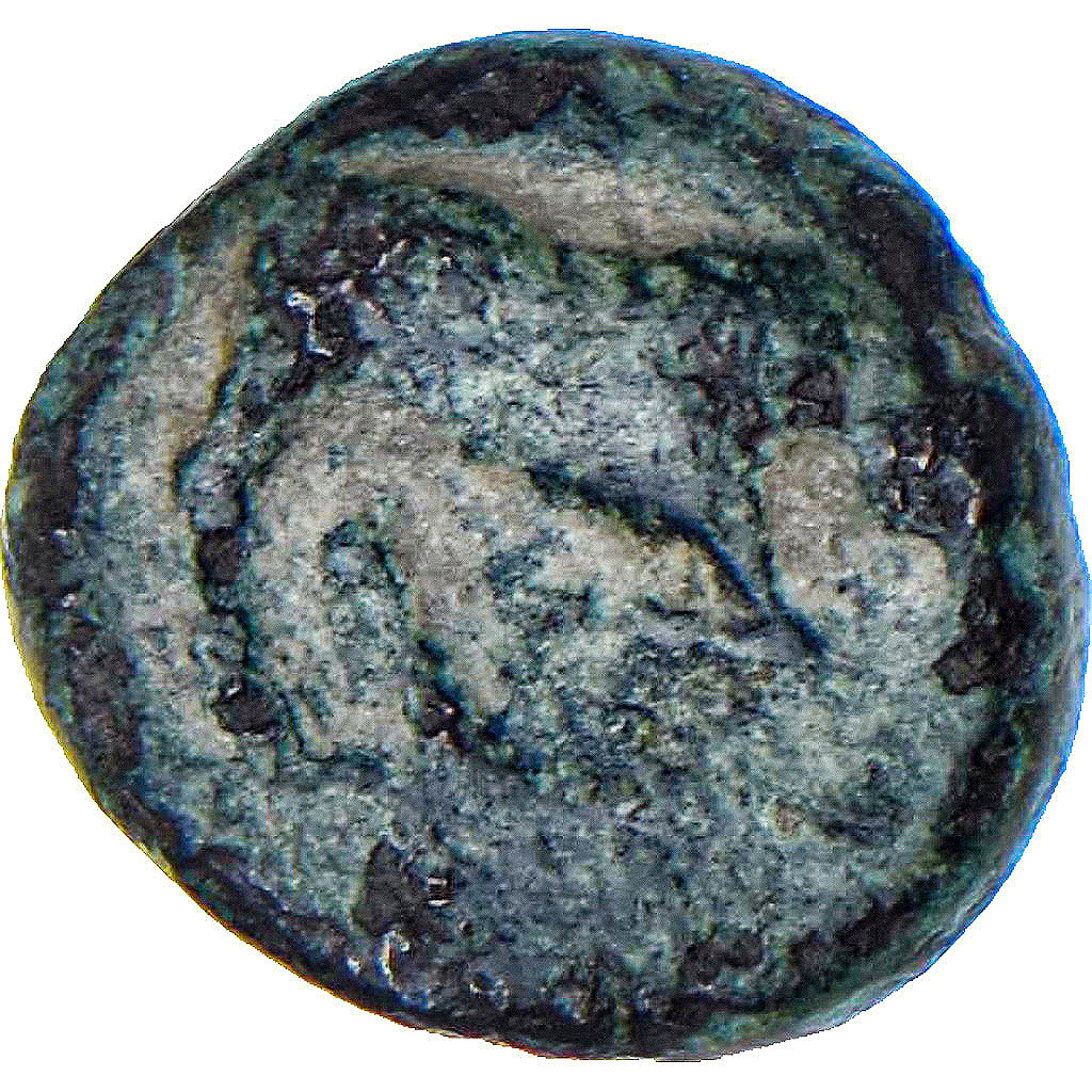 Münze, Massalia, Bronze au taureau, c. 121-49 AC., Marseille, S, Bronze