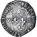 Coin, France, Henri IV, 1/8 Ecu, 1599, Nantes, VF(30-35), Silver, Gadoury:582