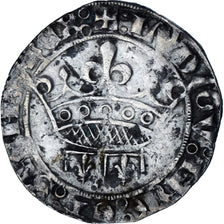 Monnaie, France, Provence, Louis III, Sol coronat, Tarascon, TB+, Argent