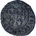 Coin, France, Comté de Provence, Jeanne de Naples, Liard, VF(30-35), Billon