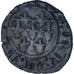 Monnaie, France, Comté de Provence, Jeanne de Naples, Liard, TB+, Billon