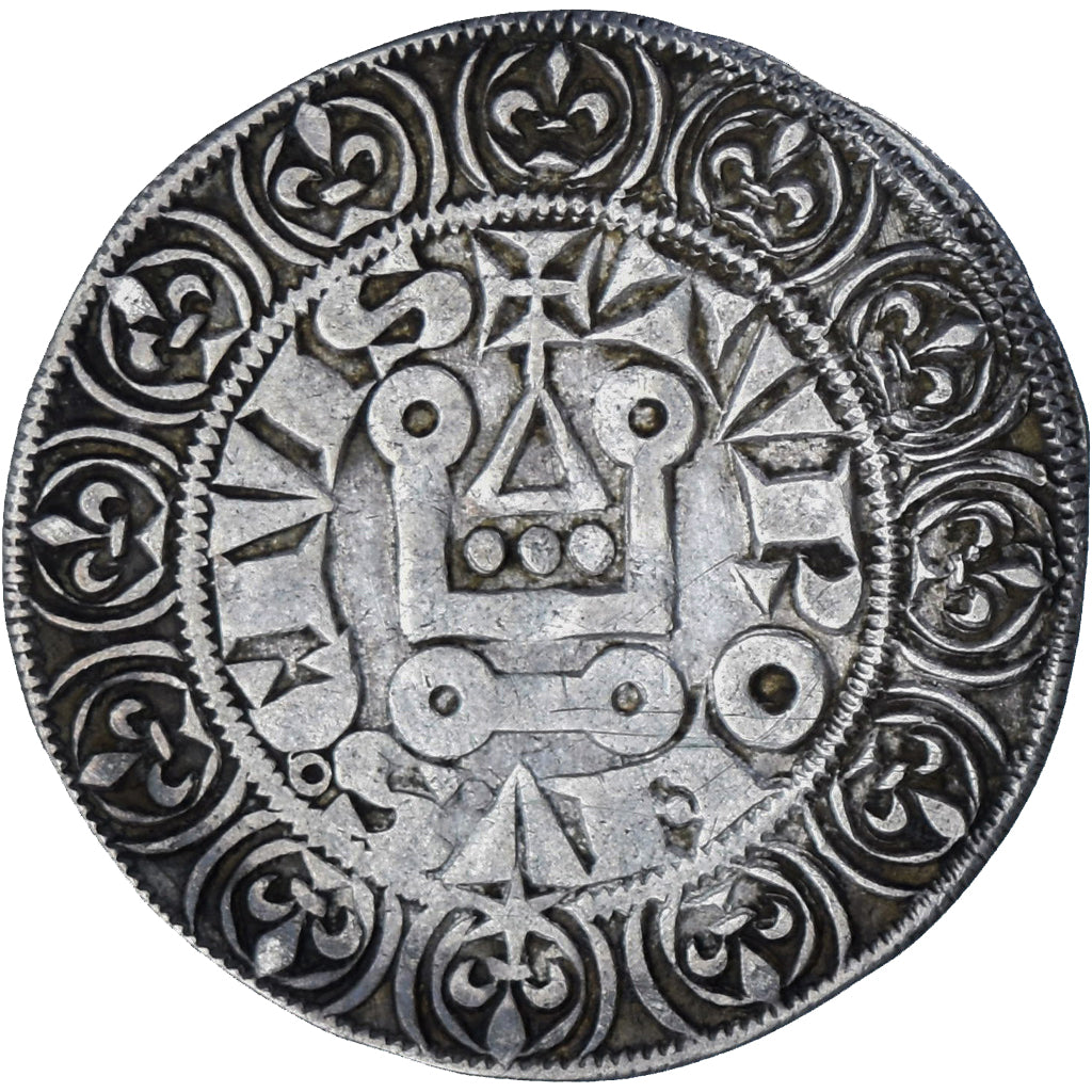 Moneta, Francja, Louis IX, Gros Tournois à l'étoile, 1226-1270, EF(40-45)