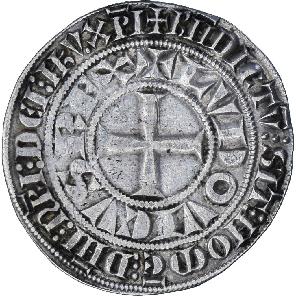 Moneta, Francja, Louis IX, Gros Tournois à l'étoile, 1226-1270, EF(40-45)