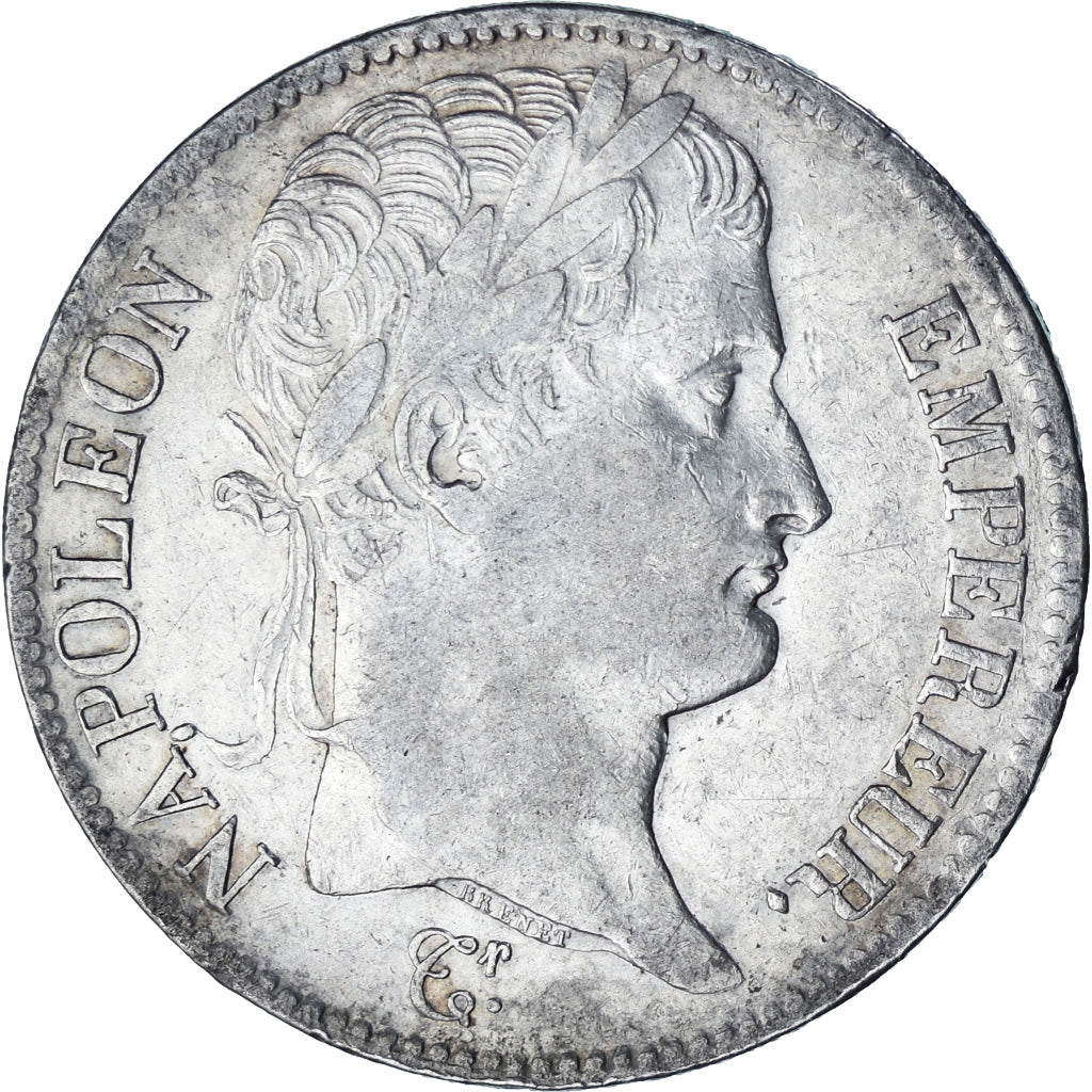 Moneta, Francia, Napoleon I, 5 Francs, 1808, Toulouse, BB+, Argento, KM:686.9
