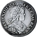 Moneda, Francia, Louis XIV, 1/12 Ecu à la mèche courte, 1644, Paris, rose