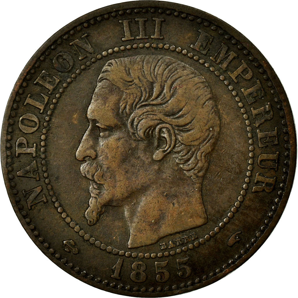 Coin, France, Napoleon III, Napoléon III, 2 Centimes, 1855, Paris, EF(40-45)