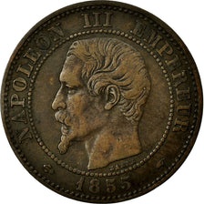 Coin, France, Napoleon III, Napoléon III, 2 Centimes, 1855, Paris, EF(40-45)