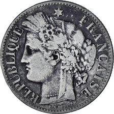 Coin, France, Cérès, 2 Francs, 1887, Paris, VF(20-25), Silver, KM:817.1
