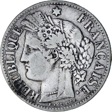 Coin, France, Cérès, 2 Francs, 1881, Paris, VF(20-25), Silver, KM:817.1