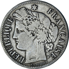 Coin, France, Cérès, 2 Francs, 1871, Paris, VF(30-35), Silver, KM:817.1, Le