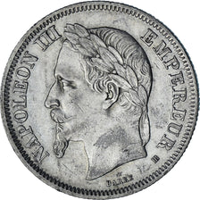 Moneta, Francja, Napoleon III, Napoléon III, 2 Francs, 1866, Strasbourg