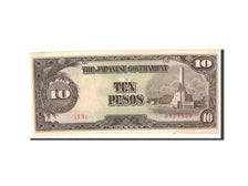 Biljet, Fillipijnen, 10 Pesos, 1943, Undated, KM:111a, SUP