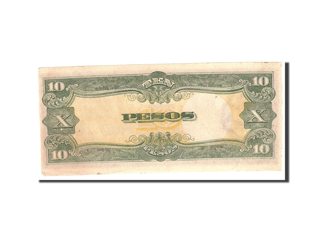 Banknote, Philippines, 10 Pesos, 1943, Undated, KM:111a, AU(55-58)