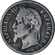 Monnaie, France, Napoleon III, 2 Francs, 1870, Paris, Faux d'époque, B+, Argent