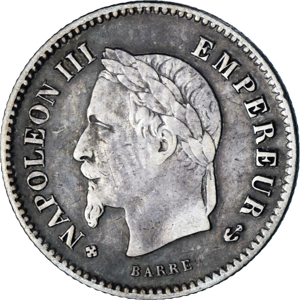 Coin, France, Napoleon III, Napoléon III, 20 Centimes, 1867, Strasbourg