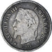 France, Napoleon III, 20 Centimes, Napoléon III, 1867, Paris, Silver