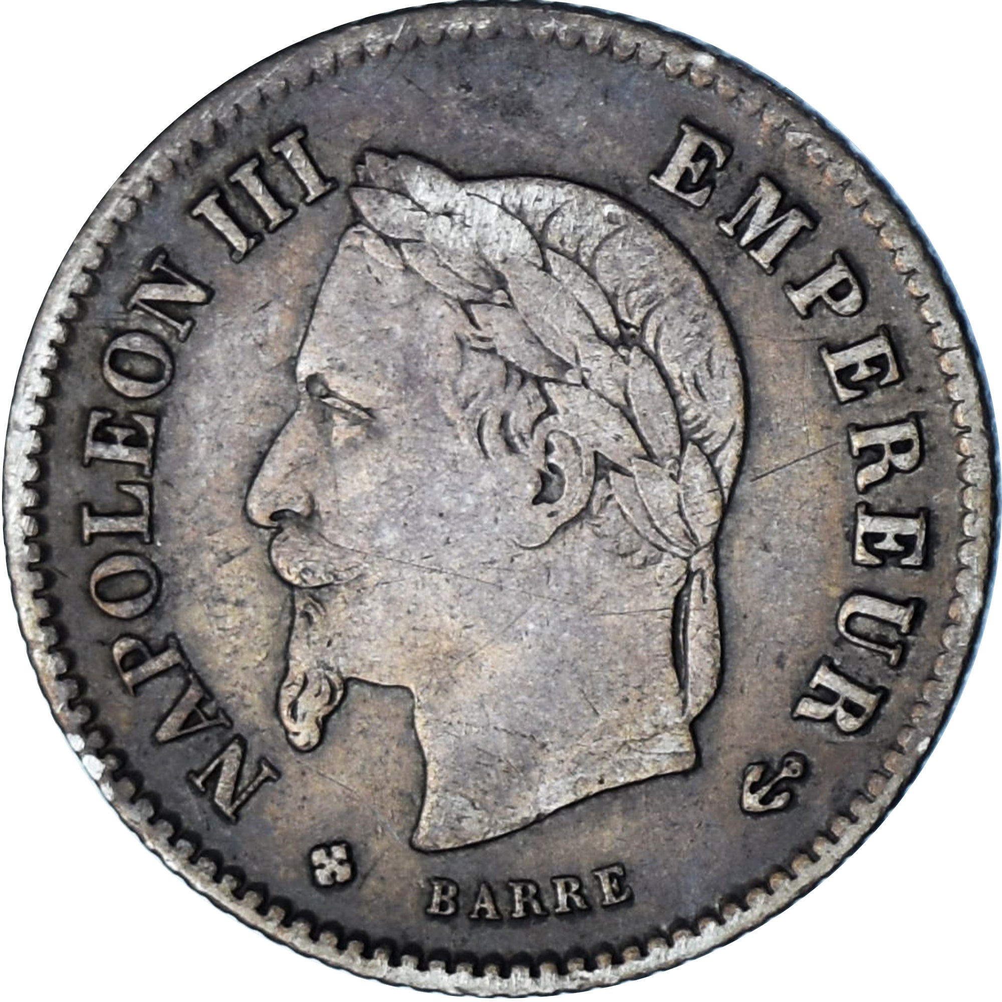 Coin, France, Napoleon III, Napoléon III, 20 Centimes, 1867, Strasbourg