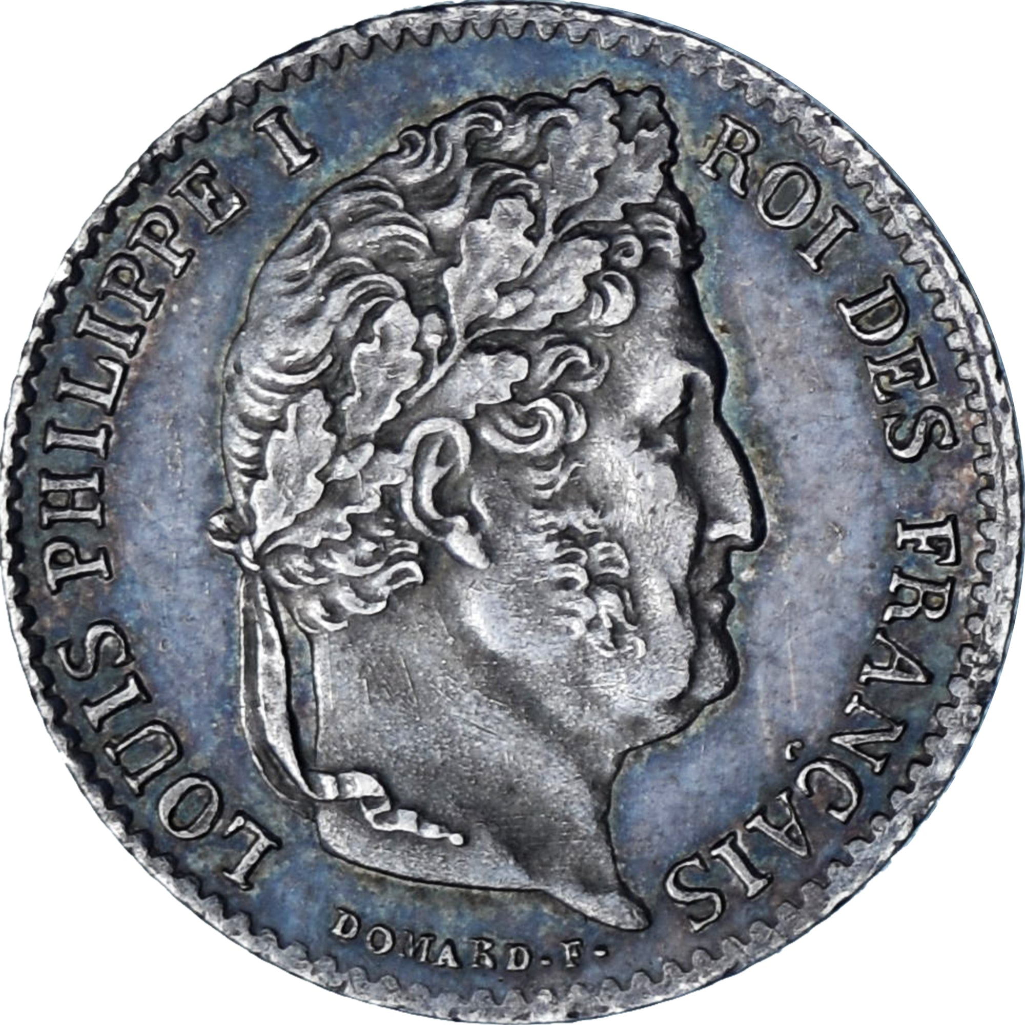 Münze, Frankreich, Louis-Philippe, 1/4 Franc, 1832, Paris, VZ, Silber