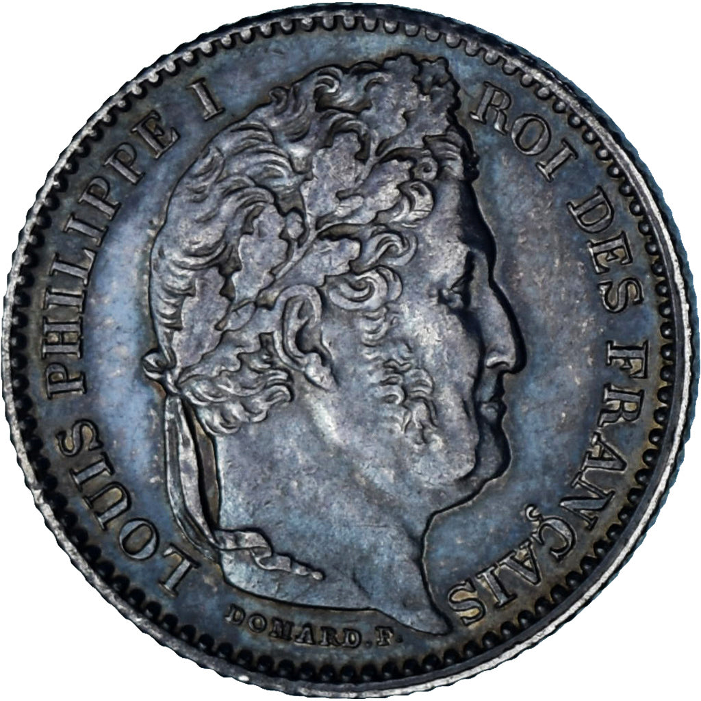 Münze, Frankreich, Louis-Philippe, 25 Centimes, 1845, Rouen, VZ, Silber