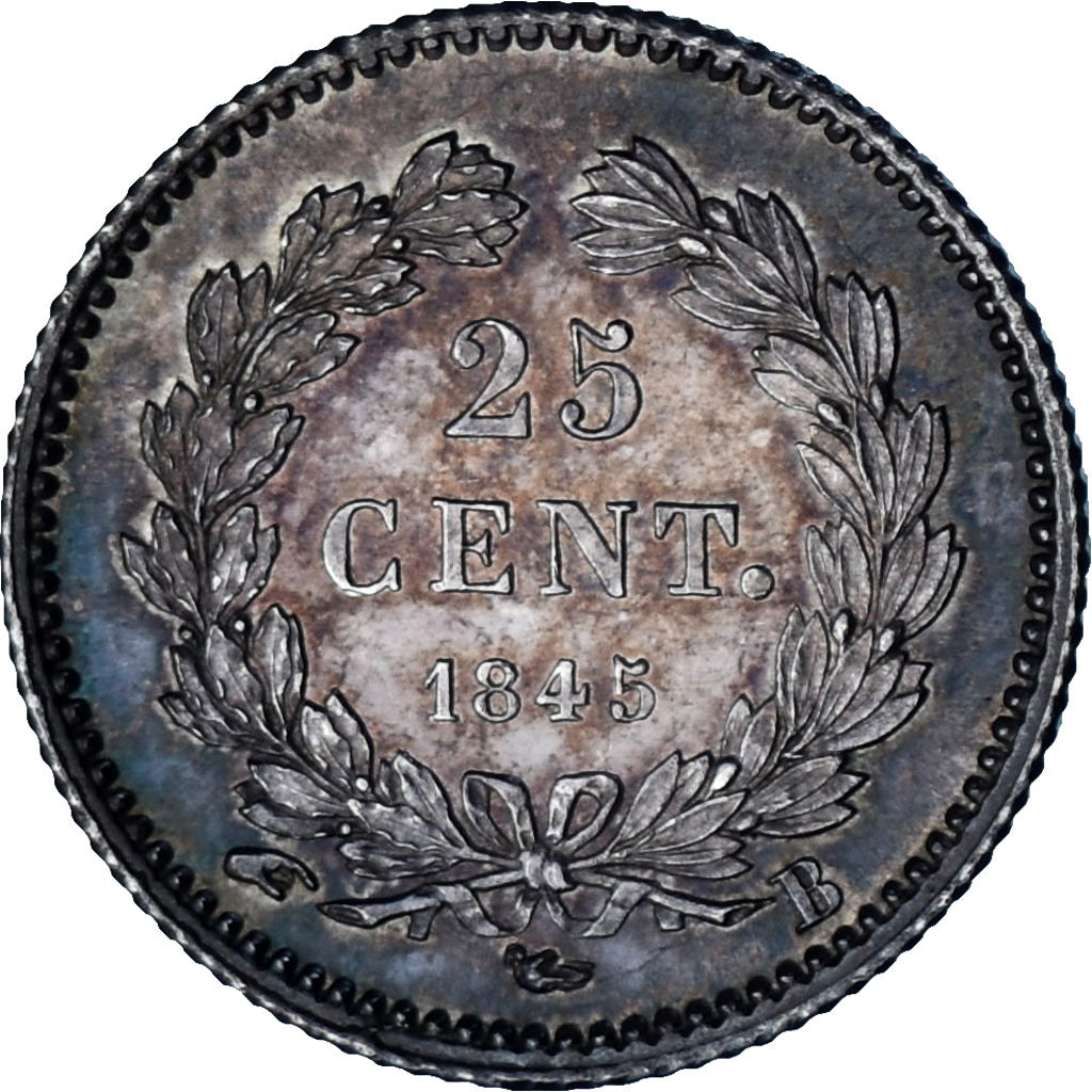 Münze, Frankreich, Louis-Philippe, 25 Centimes, 1845, Rouen, UNZ, Silber