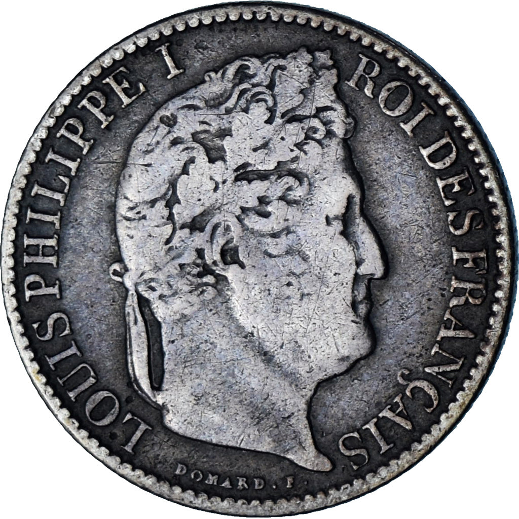 France, Louis-Philippe, 50 Centimes, 1846, Paris, Silver, VF(20-25)