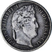 France, Louis-Philippe, 50 Centimes, 1846, Paris, Silver, VF(20-25)