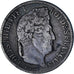 Moneda, Francia, Louis-Philippe, 1/2 Franc, 1844, Lille, MBC, Plata, KM:741.13