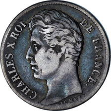 Coin, France, Charles X, 1/2 Franc, 1828, Paris, EF(40-45), Silver, KM:723.1