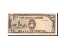 Banknote, Philippines, 5 Pesos, 1943, Undated, KM:110a, EF(40-45)