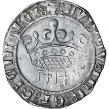 Coin, France, Provence, Louis II d'Anjou, Sol coronat, 1414, Tarascon