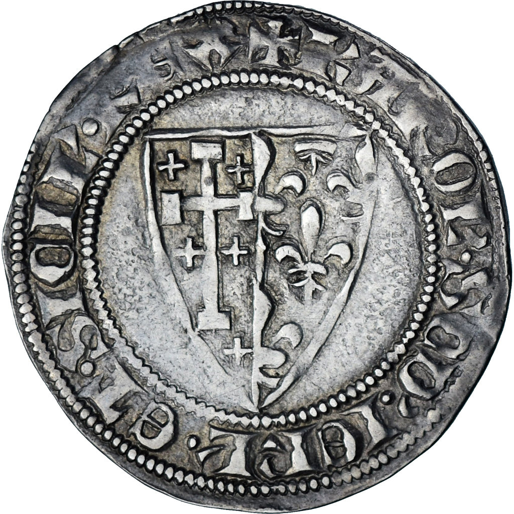 Coin, Italy, Kingdom of Naples, Charles Ier d'Anjou, Silver Salut, Naples