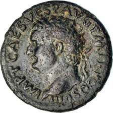 Coin, Titus, As, 80-81, Rome, EF(40-45), Bronze, RIC:121