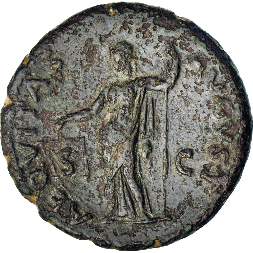Coin, Titus, As, 80-81, Rome, EF(40-45), Bronze, RIC:121
