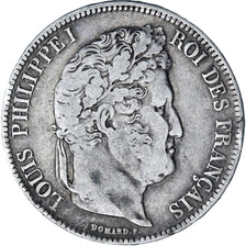 Coin, France, Louis-Philippe, 5 Francs, 1832, Perpignan, VF(20-25), Silver