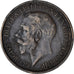 Munten, Groot Bretagne, George V, 1/2 Penny, 1918, ZF, Bronzen, KM:809