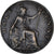 Moeda, Grã-Bretanha, George V, 1/2 Penny, 1918, EF(40-45), Bronze, KM:809