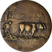 Frankrijk, Medaille, Art Nouveau, Agriculture, Mattei, PR, Bronzen