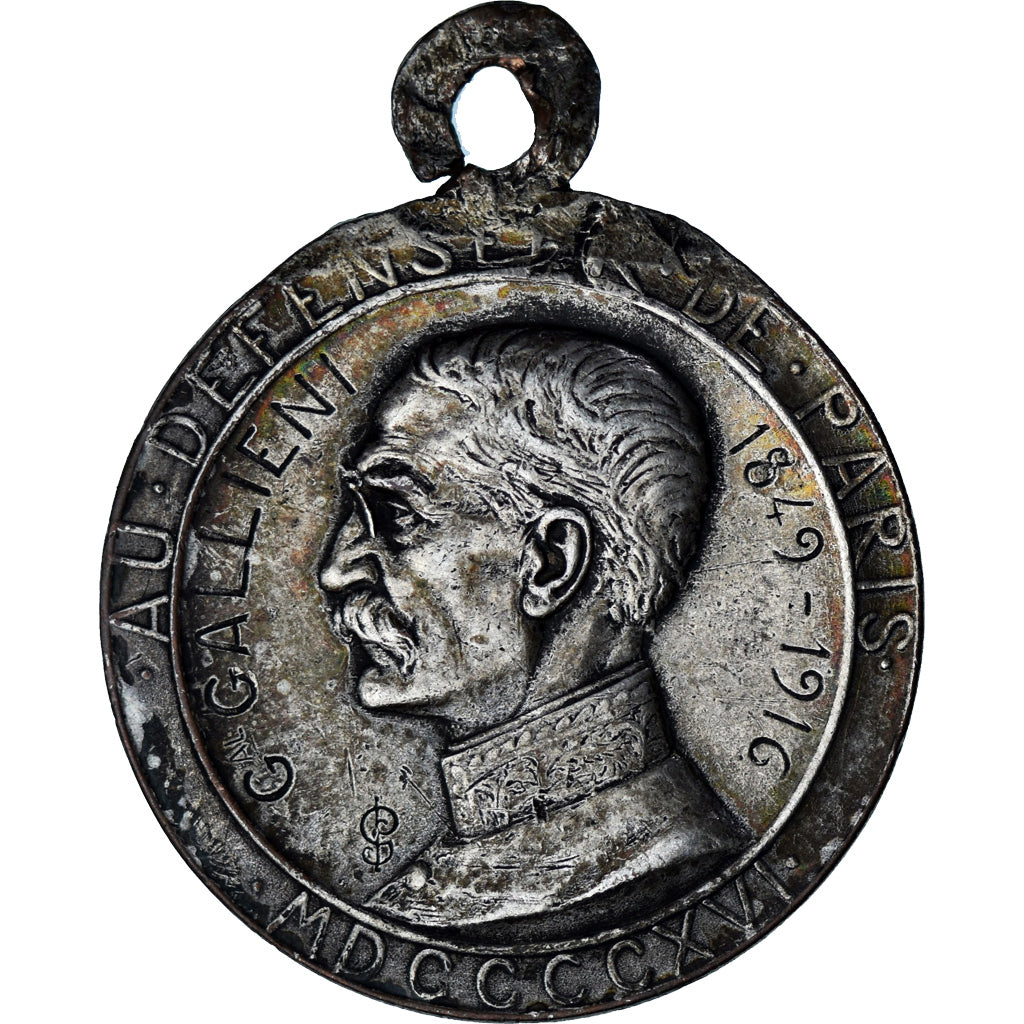 Frankreich, Medaille, Au Défenseur de Paris, Gallieni, WAR, 1916, Lamourdedieu