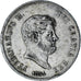 Coin, ITALIAN STATES, NAPLES, Ferdinando II, 120 Grana, 1854, EF(40-45), Silver